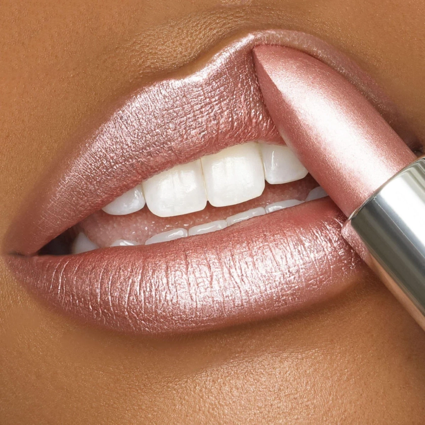 Soft Box Crème | Pale Nude/Pink Satin Shimmer Lipstick | Runway Rogue