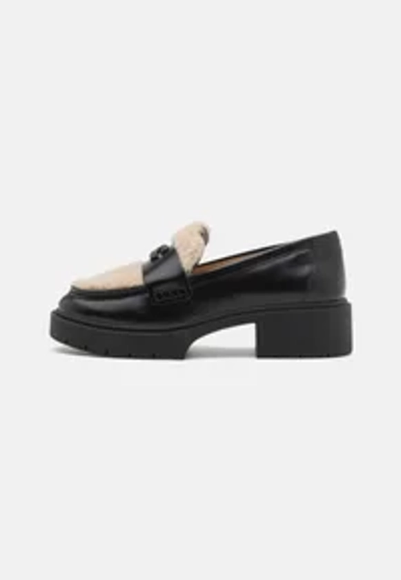 COACH LOAFER - Escarpins à plateforme - black/natural/noir - ZALANDO.CH