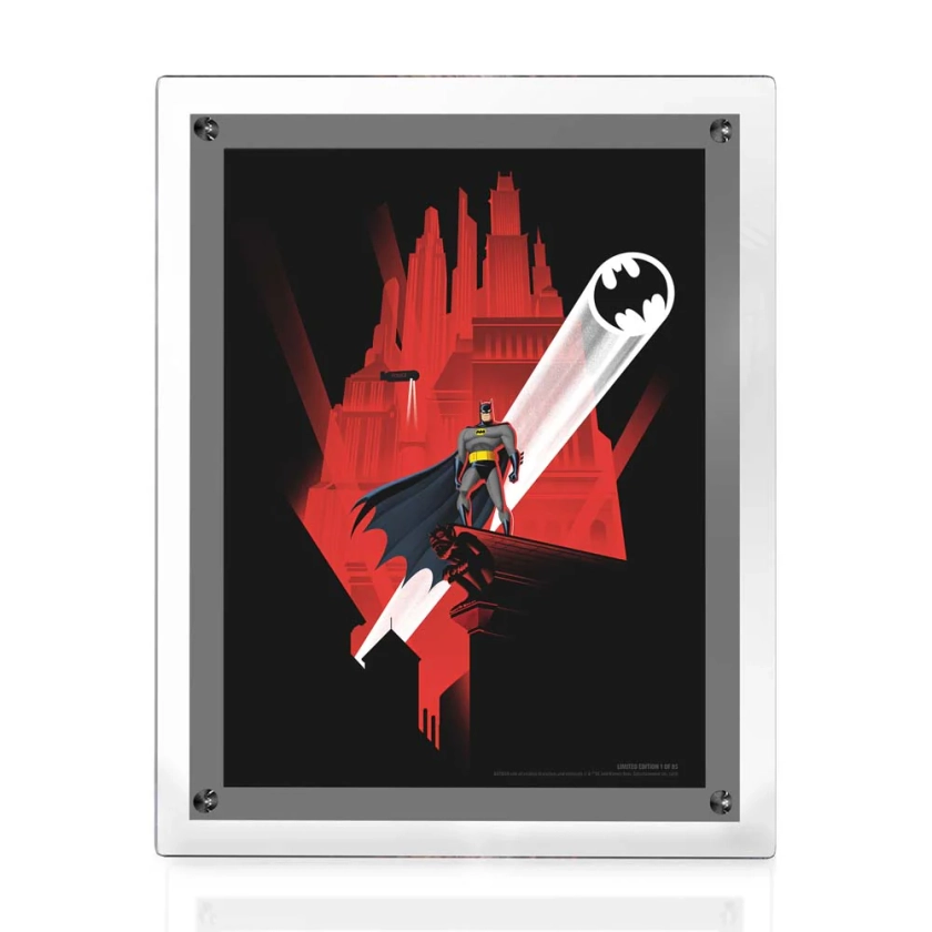 BATMAN: THE ANIMATED SERIES LightPix Translucent Print with Backlit LED Acrylic Frame