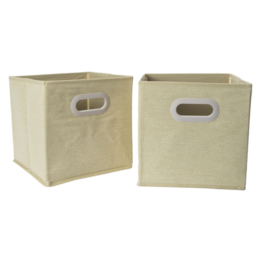 Collapsible Fabric Storage Cubes 9.84in x 9.84in 2-Count