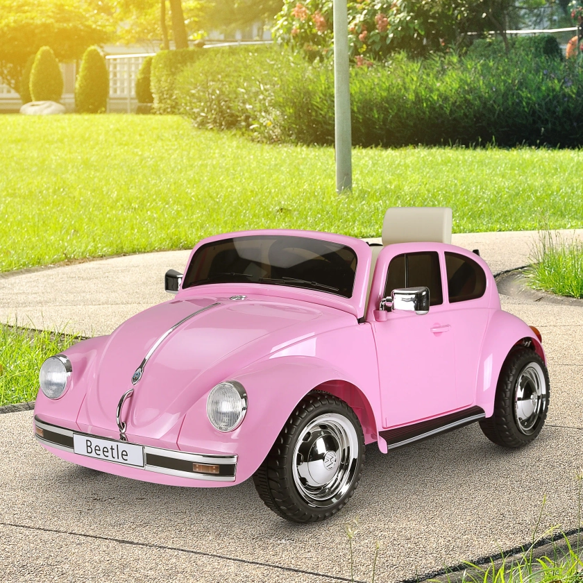 Aosom Volkswagen Beetle Electric Ride-On Car & Reviews | Wayfair