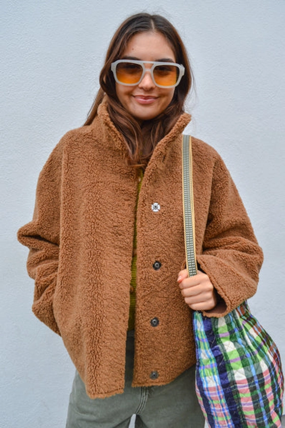 Indi & Cold Abrigo Chocolate Coat