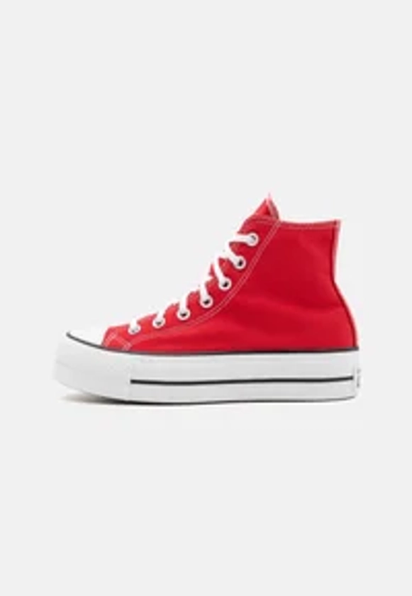 Converse CHUCK TAYLOR ALL STAR LIFT PLATFORM - Baskets montantes - red/white/black/rouge - ZALANDO.FR