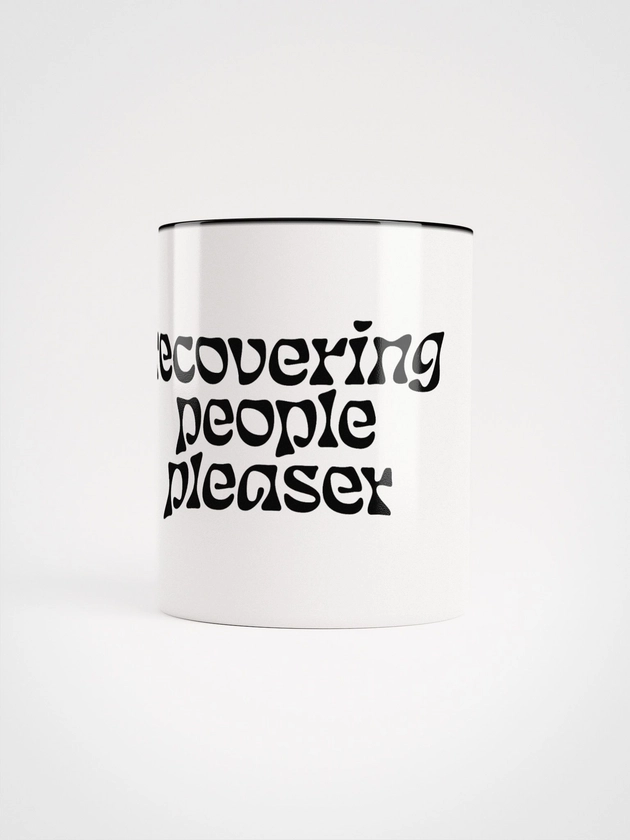 recovering people pleaser mug