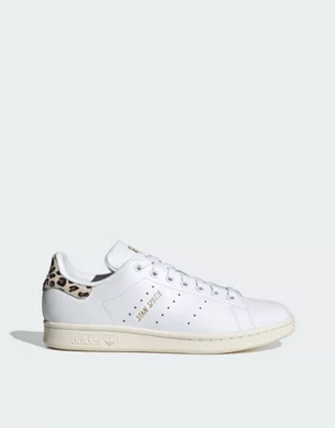 adidas Originals - Stan Smith - Baskets - Blanc et léopard | ASOS