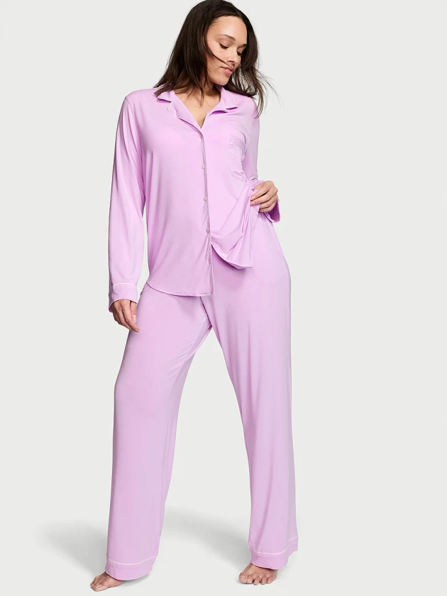 Buy Modal Long Pajama Set - Order Pajamas Sets online 5000007337 - Victoria's Secret US
