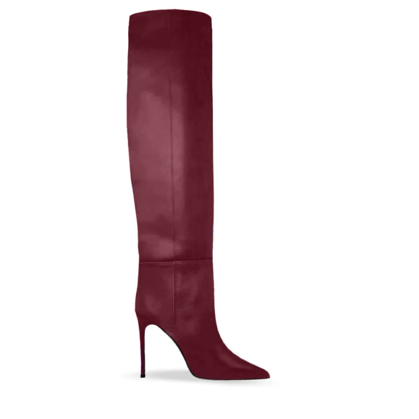 DAYNA CUIR BORDEAUX