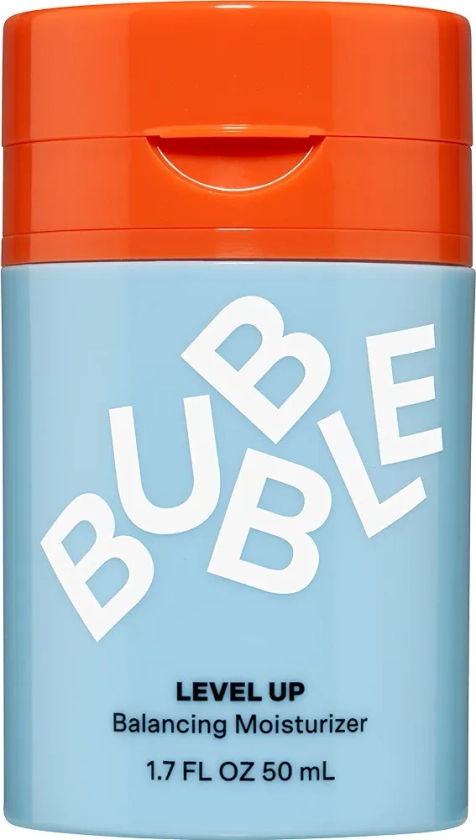 Bubble Skincare Level Up Balancing Face Moisturizer - Hydrating Gel Moisturizer Formulated with Zinc PCA + Niacinamide for Improved Texture & Radiance - Skin Care for Oily or Combination Skin (50ml)