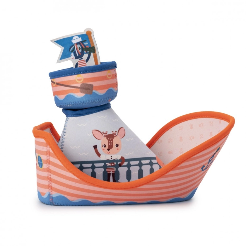 Jouet de bain bateau pirate - Pour enfant et bébé 10 mois, LILLIPUTIENS - Au bain (3 mois +) - Lilliputiens