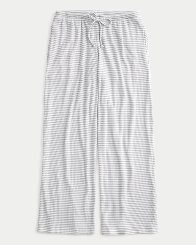 Women's Cozy Ribbed Baggy Pants | Women's Bottoms | HollisterCo.com