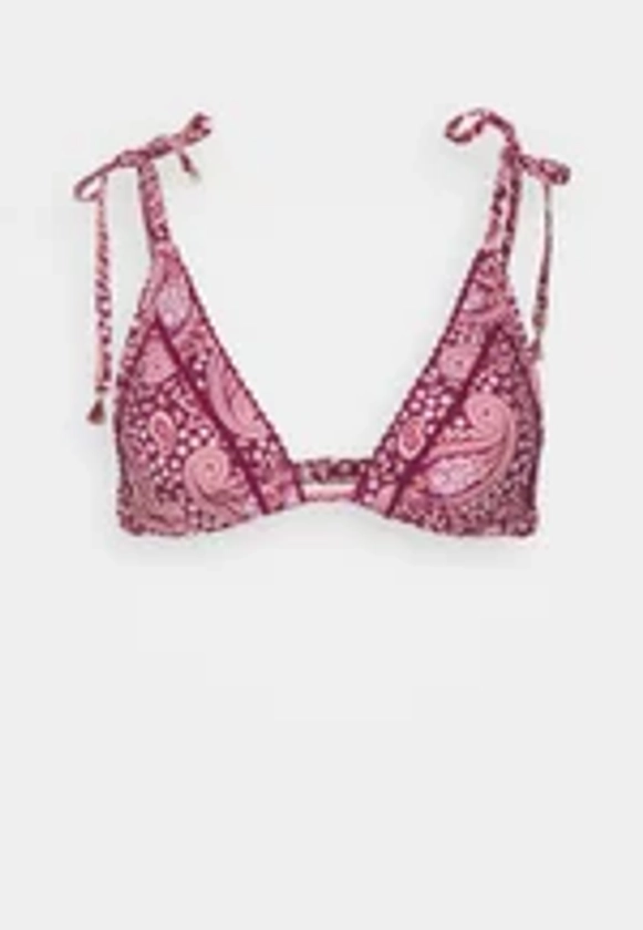 GATHERED REMOVABLE - Bikinitop - pink