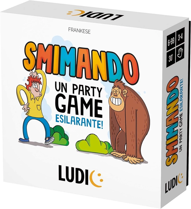 Ludic Smimando Un Party Game Esilarante It27583 Gioco Di Società Per La Famiglia Per 3-4 Giocatori Made In Italy