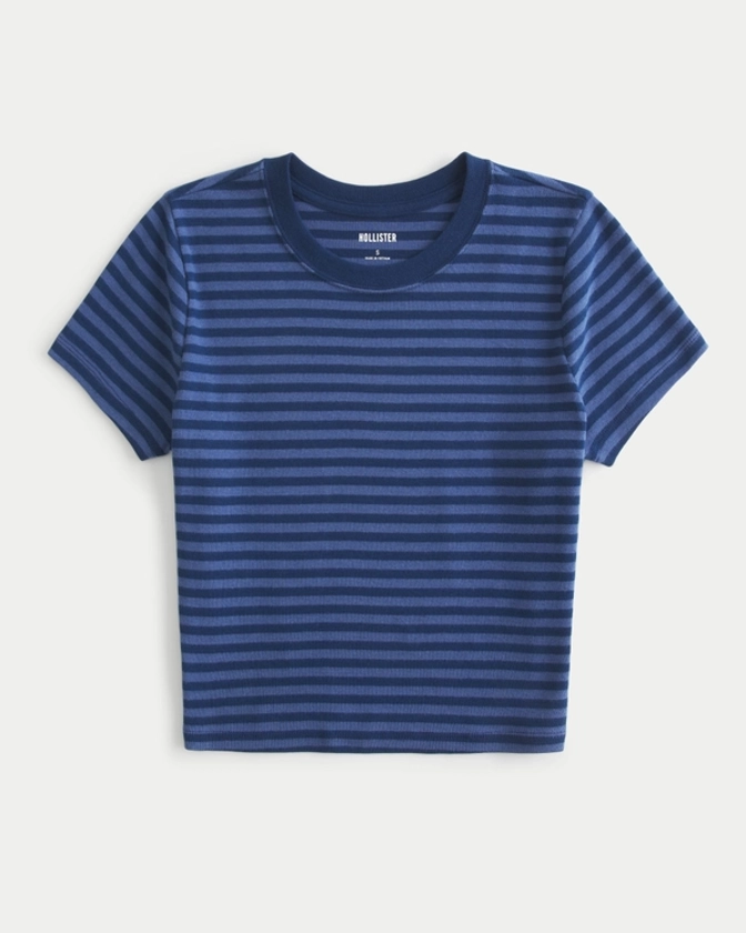 Women's Crew Baby Tee | Women's Tops | HollisterCo.com