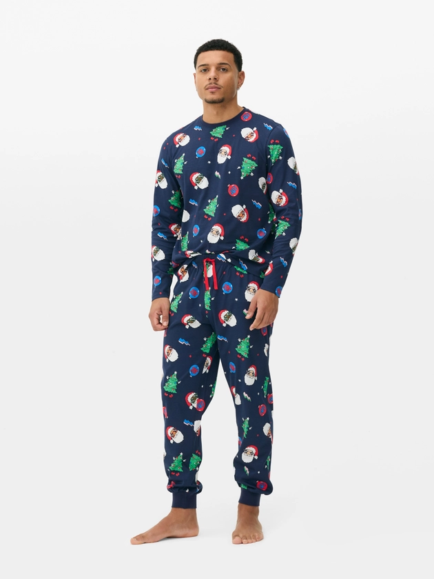 Pyjama père Noël pour homme