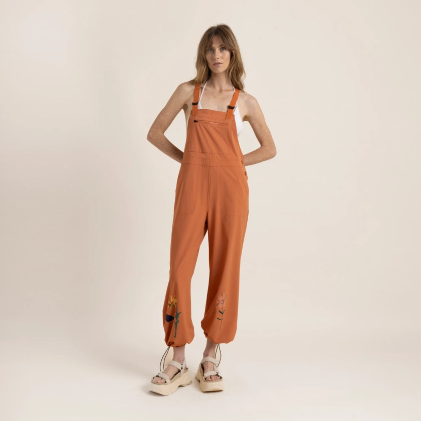 Canyon Overall Jumpsuit - Basquiat / Terracotta