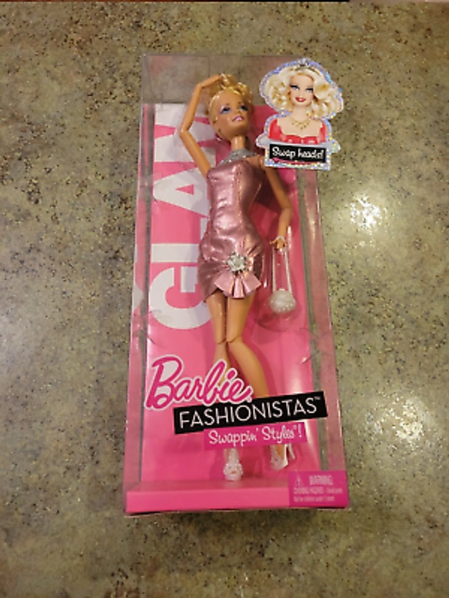 2010 BARBIE Fashionistas Swappin Swap Heads GLAM T7413 Mattel NEW IN BOX NRFB | eBay