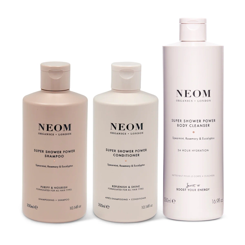 The Complete Super Shower Power Set – NEOM Wellbeing UK