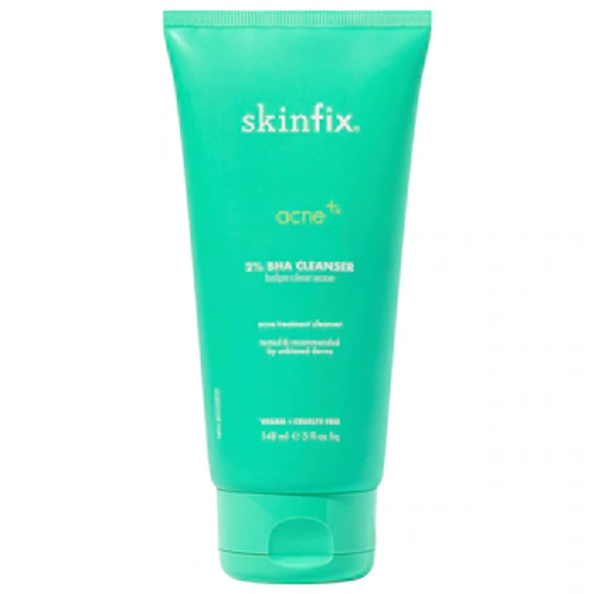 Acne+ 2% BHA + Azelaic Acid + Niacinamide + AHA Cleanser - Skinfix | Sephora
