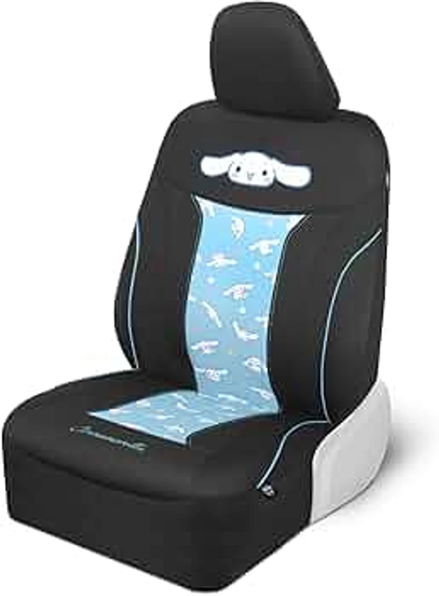 Hello Kitty Cinnamoroll Car Seat Cover - Adorable Light Blue Front Seat Cover with Cute Cinnamoroll Design, Durable and Comfortable Polyester, Car Accessories Hello Kitty Accessories