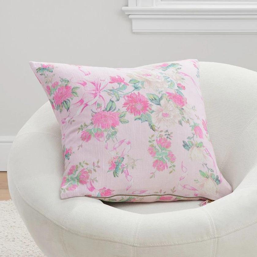 LoveShackFancy Cabbage Rose Pillow Cover