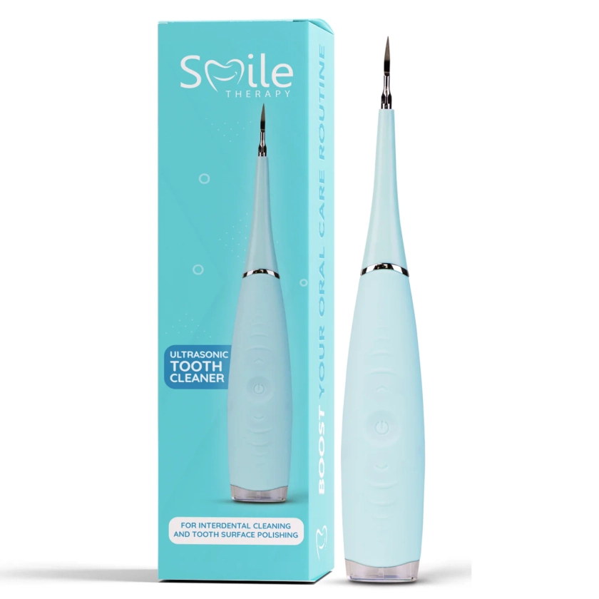 Ultrasonic Tooth Cleaner - Dental Hygiene Tool for Plaque Removal