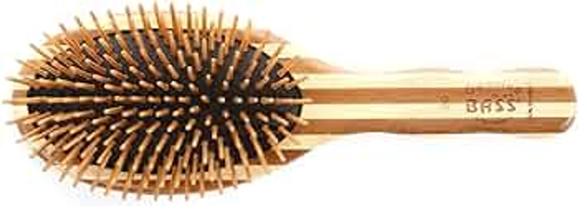 Bass Brushes | The Green Brush | Bamboo Pin + Bamboo Handle Hair Brush