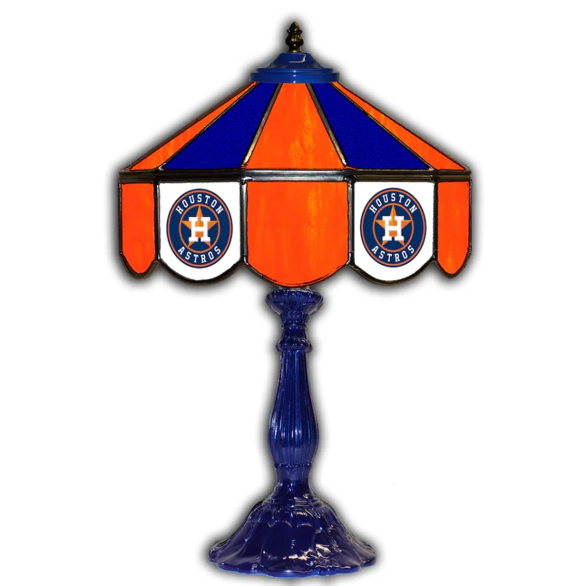 Houston Astros 21'' Glass Table Lamp