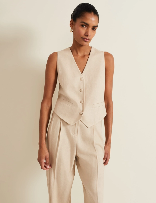 Waistcoat with Linen