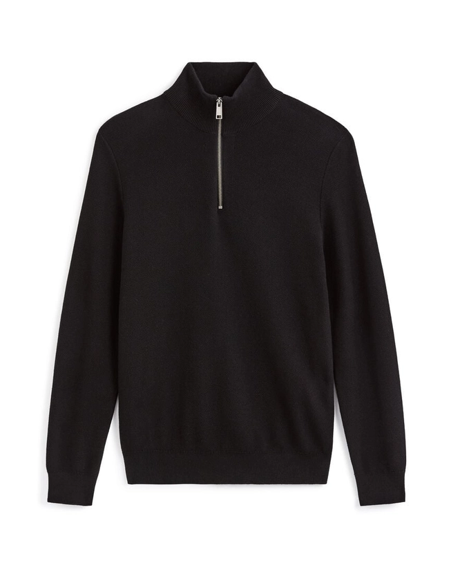 Pull col camionneur 100% coton - noir | celio be normal