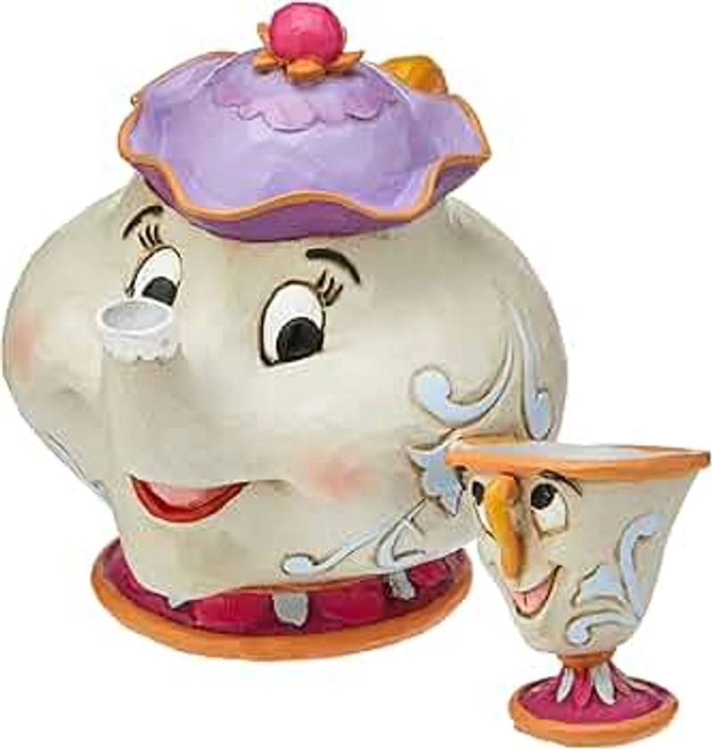 Disney Traditions 4049622 Figurine Mrs Potts and Chip Figurine Multicolore 10 cm