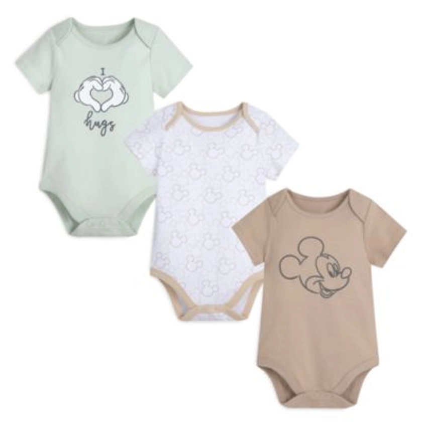 Mickey Mouse Short Sleeve Baby Bodysuit Set | Disney Store