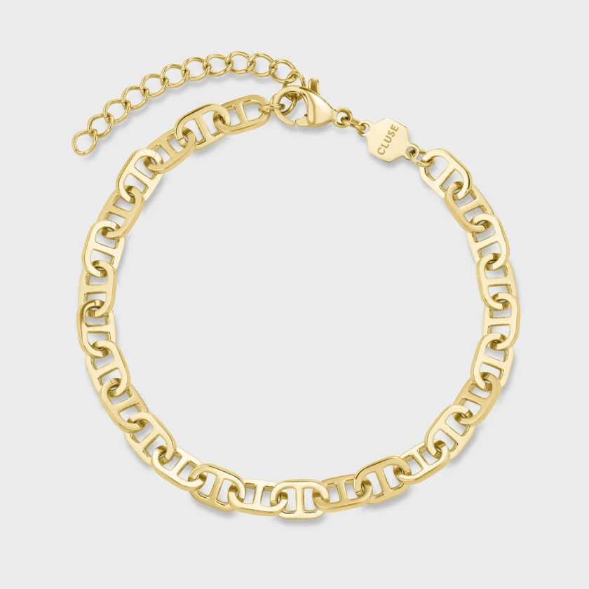 Élevé θ Chain Bracelet, Gold Colour