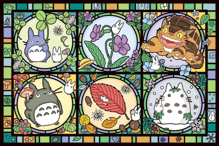 Studio Ghibli via Bluefin Ensky My Neighbor Totoro Season's Tidings Grand puzzle Artcrystal (1000-AC012) – Produit officiel Studio Ghibli