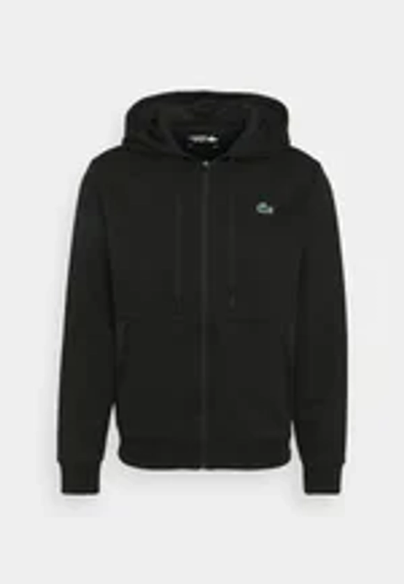 Lacoste Sport SPORTS ZIP-UP HOODIE - Sweat zippé - noir - ZALANDO.FR