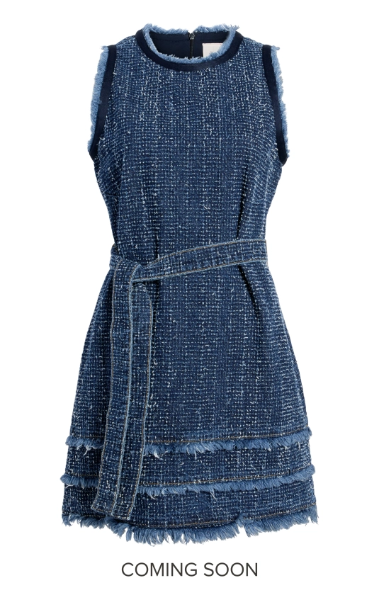 Boucle Denim Mindie Dress