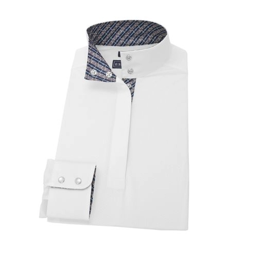 Essex Classics Ladies’ Talent Yarn® Straight Collar Long Sleeve Show Shirt  | Dover Saddlery