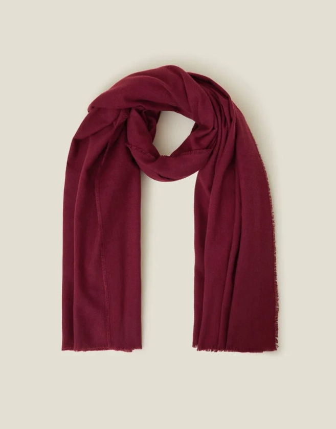 Super Soft Raw Edge Blanket Scarf | Scarves | Accessorize UK