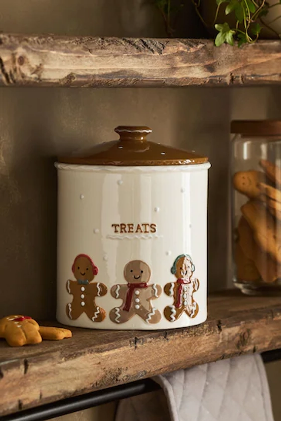 Buy Natural Gingerbread Biscuit Jar from the Next UK online shop