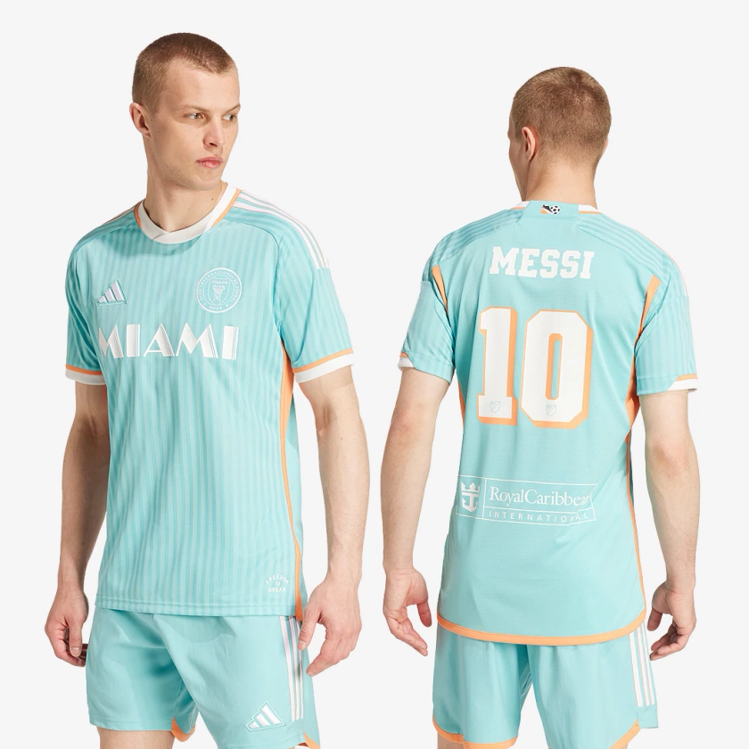 adidas Inter Miami 2024 Authentic Third Shirt with Messi 10 - Art 1 - Mens Replica | Pro:Direct Soccer