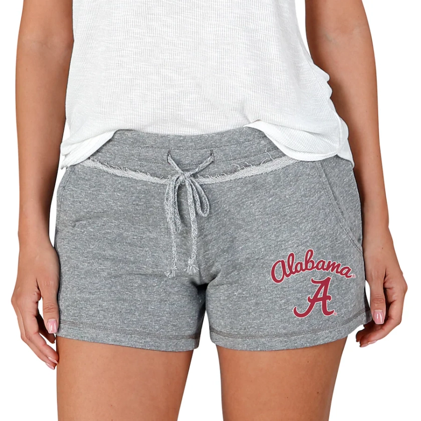 Alabama Crimson Tide Concepts Sport Women's Mainstream Terry Shorts - Gray