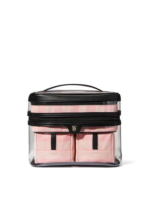 Buy Iconic Stripe Pink 4 in 1 Makeup Bag from the Victoria's Secret UK online shop