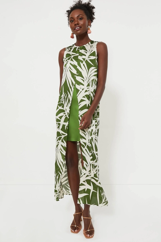 Fern Floral Overlay Octavia Maxi Dress | Hyacinth House