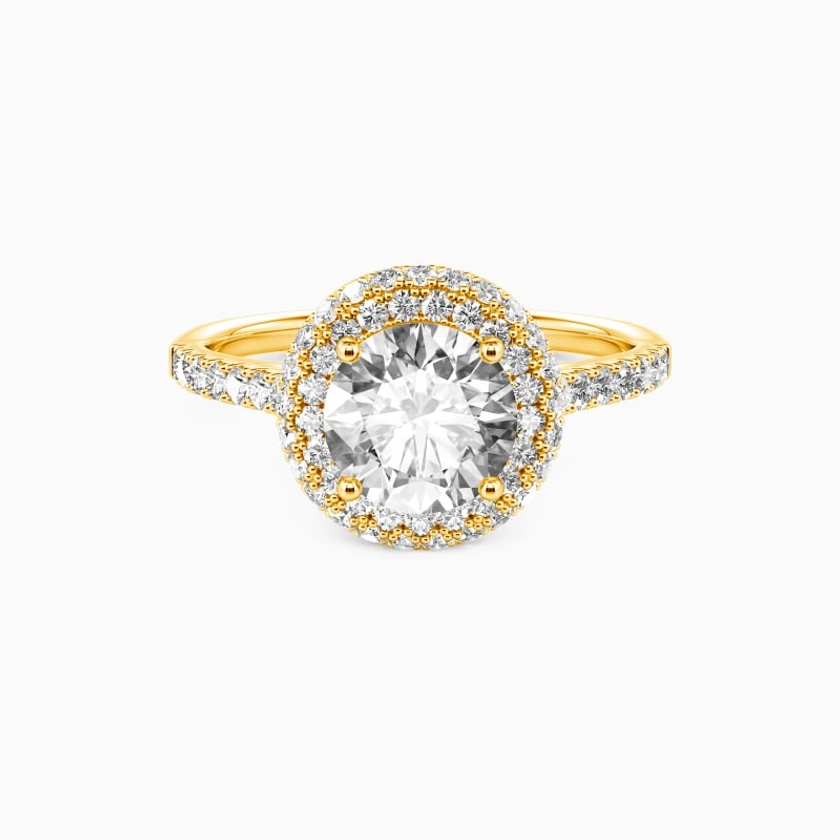 "You Are the One" Round Cut Halo Engagement Ring- SHE·SAID·YES Jewelry
