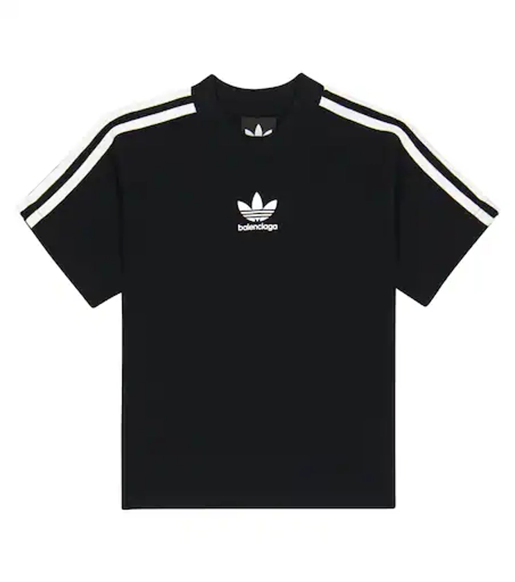 x Adidas – T-shirt en coton à logo en noir – Balenciaga Kids | Mytheresa