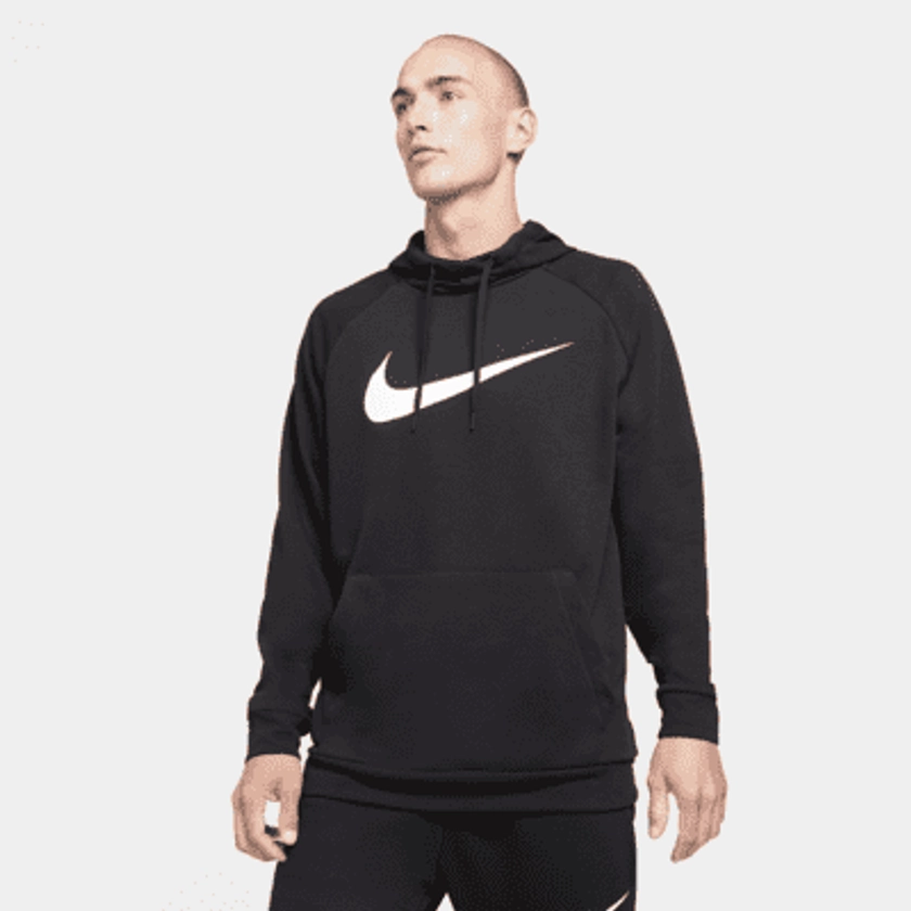 Nike Dry Graphic Men's Dri-FIT Hooded Fitness Pullover Hoodie