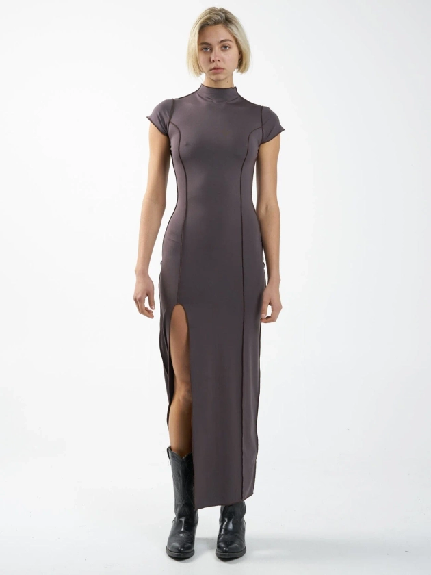 Phoebe Dress - Chocolate Plum