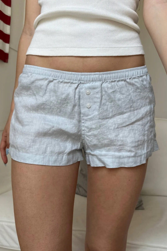 Keira Linen Pajama Shorts