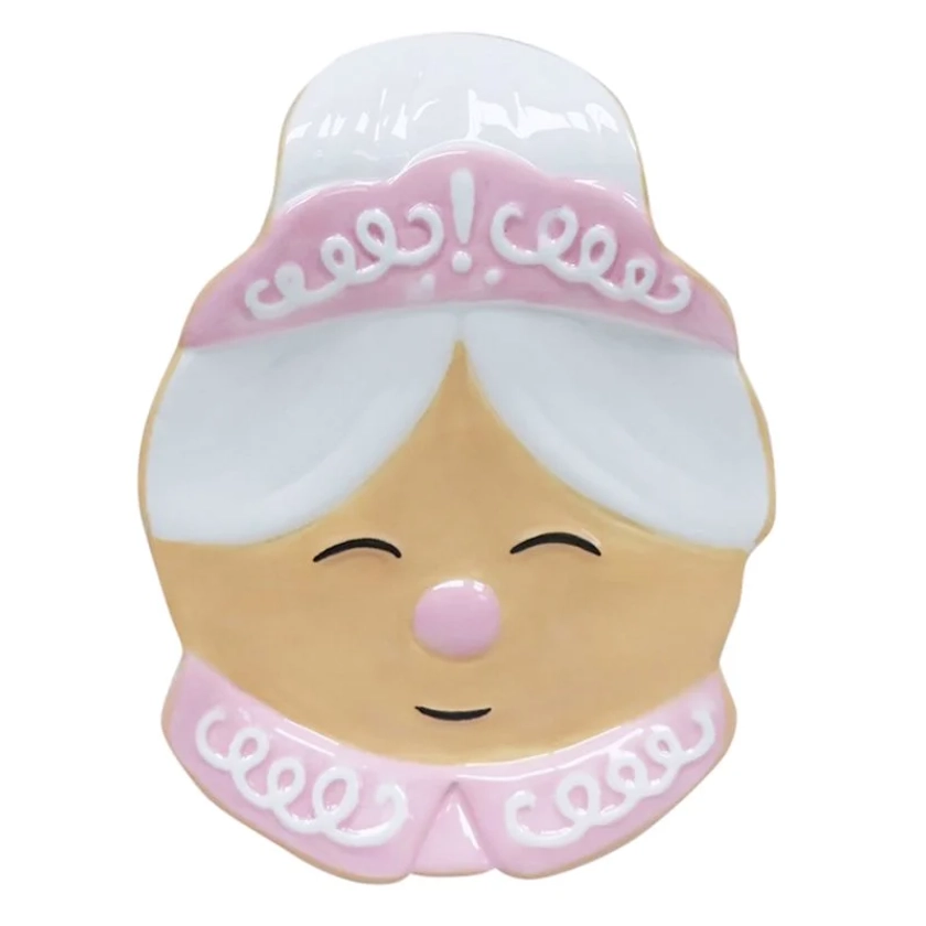 Mrs. Claus' Bakery Pink Spoon Rest