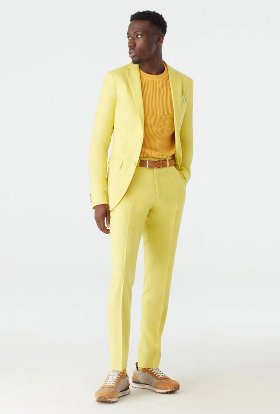 Custom Suits Made For You - Harrogate Yellow Suit | INDOCHINO