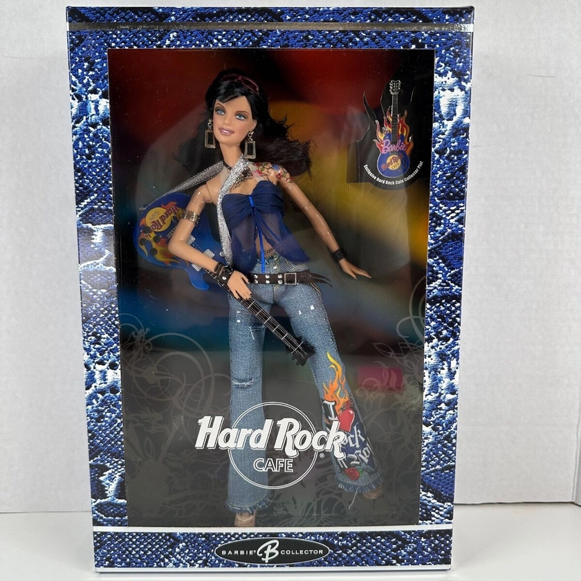 Hard Rock Cafe Barbie Collector Doll 2005 Mattel J0963 NEW